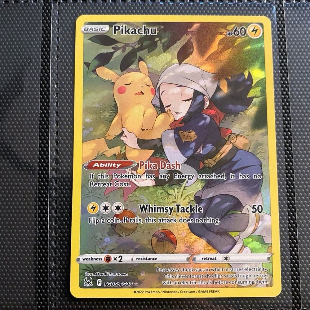 Pokemon Pikachu Trainer Gallery TG05/TG30 Lost Origin Holo Card